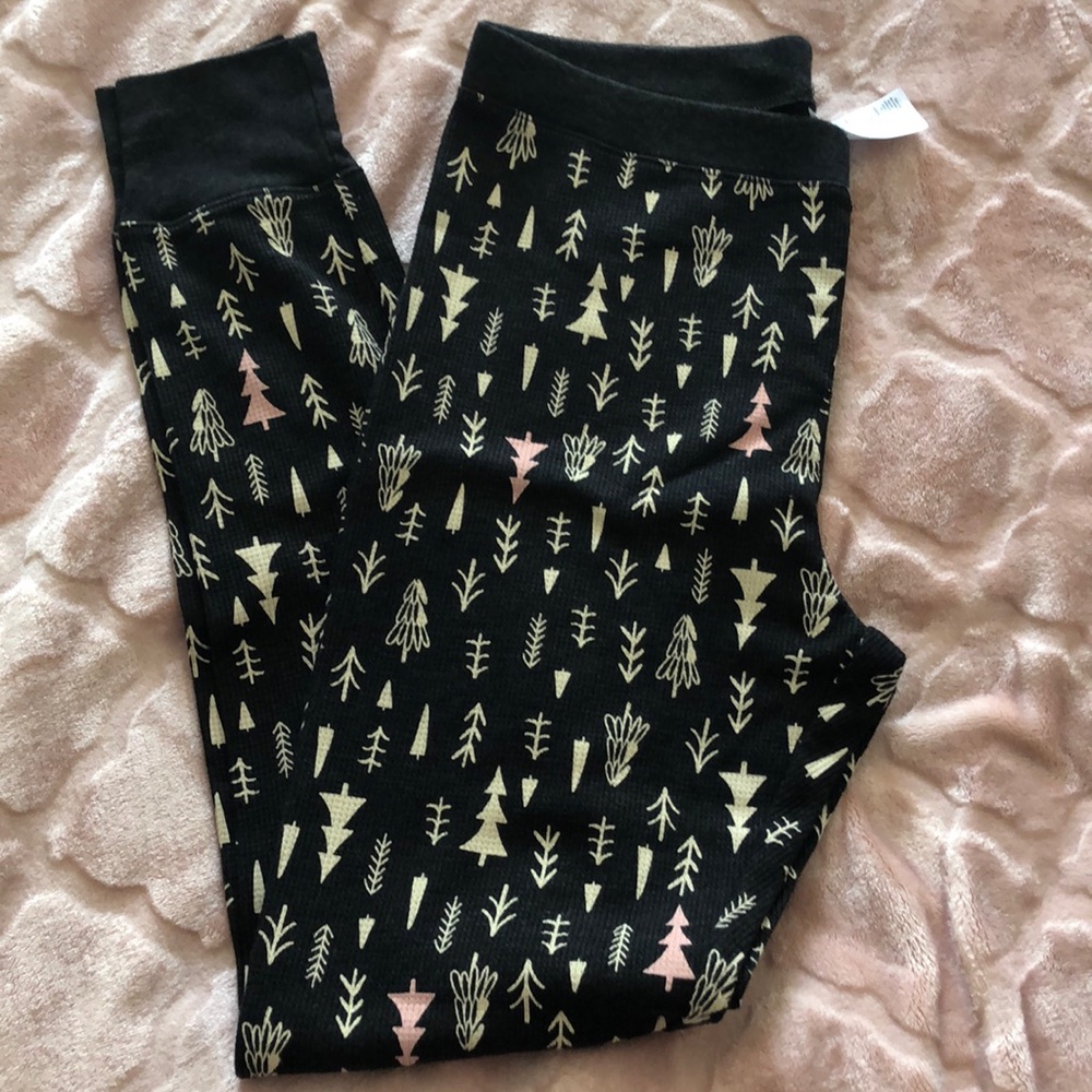 Old Navy thermal Christmas tree leggings